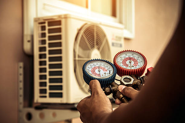 Professional Hvac technician working in Princeton, NC